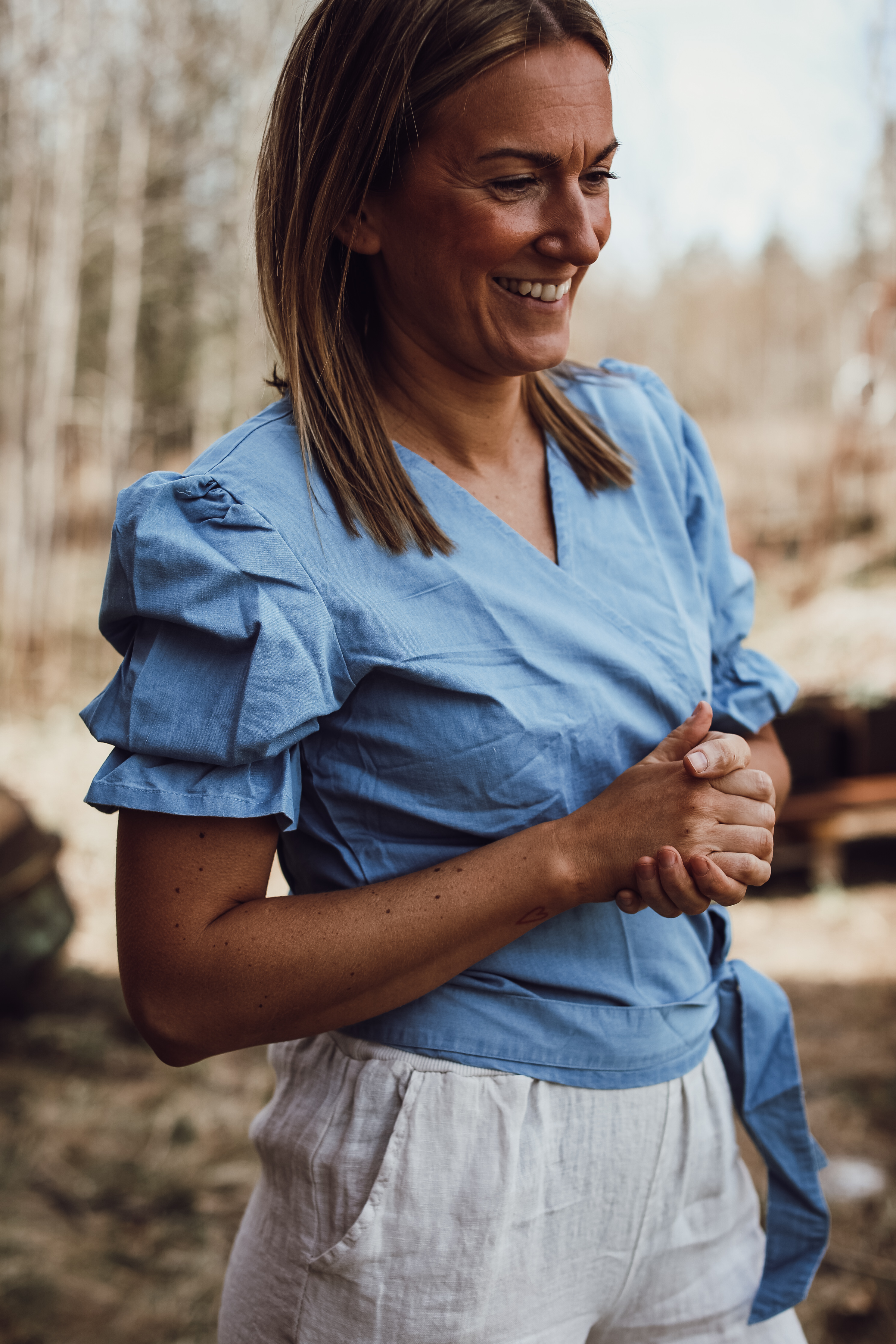 Topp Omlott Denim