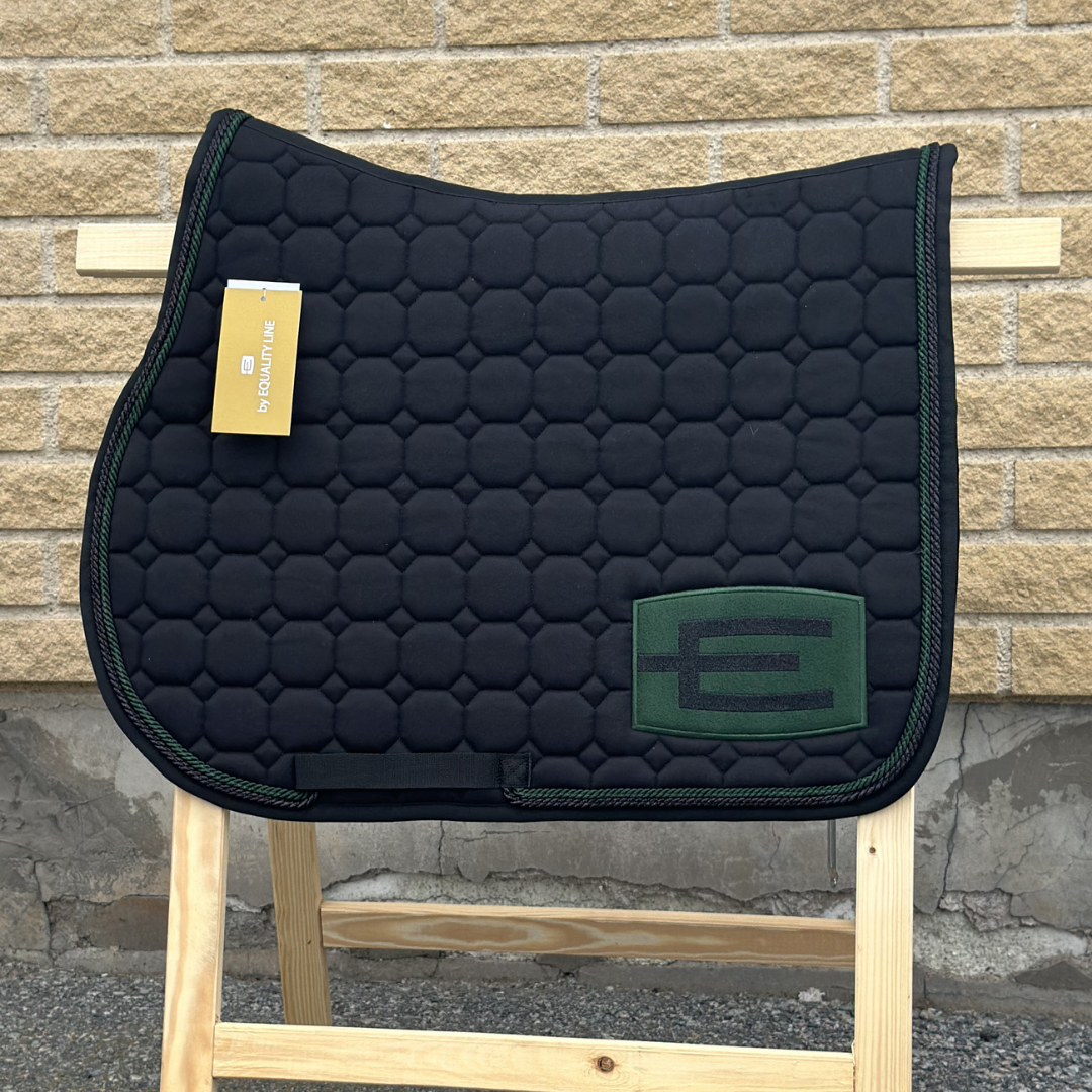 EQUILINE HOPPSCHABRAK MED E-LOGGA E41 BLACK-GL.GREEN 