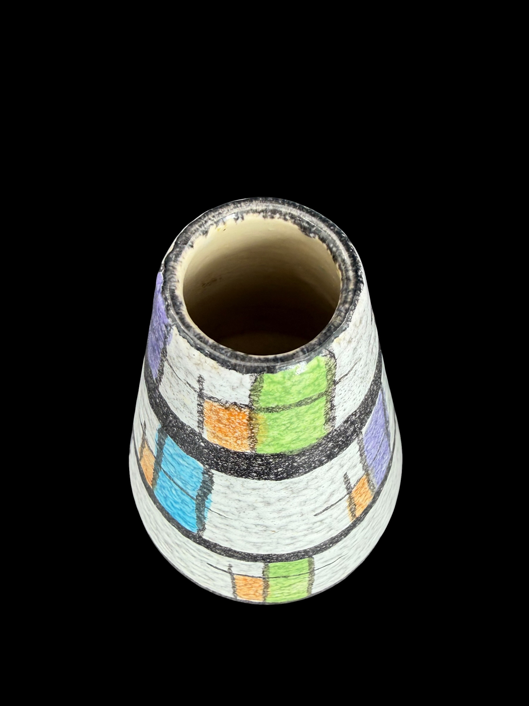 西ドイツ、ベイ陶器、花瓶 - 3