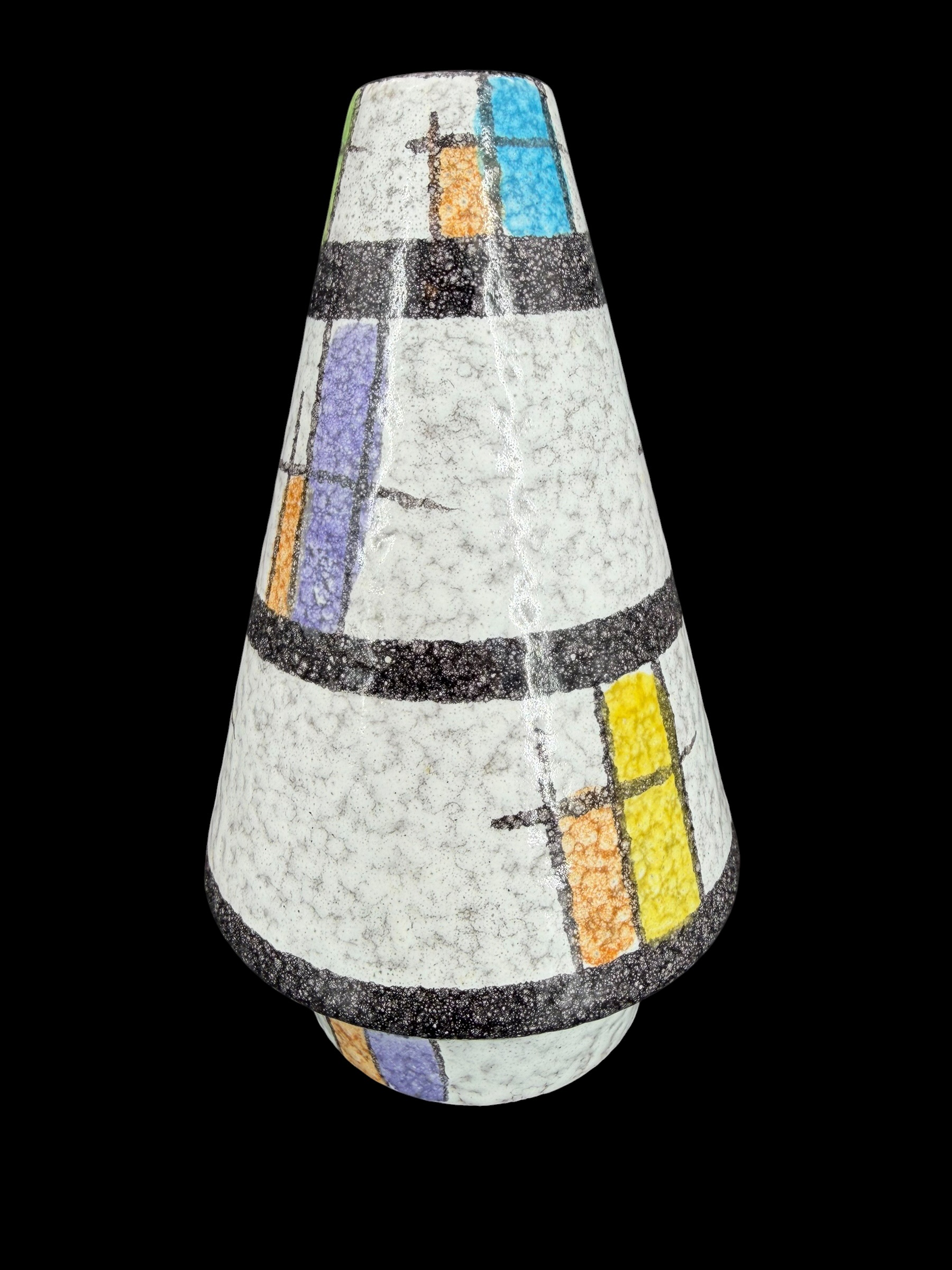 西ドイツ、ベイ陶器、花瓶 - 2