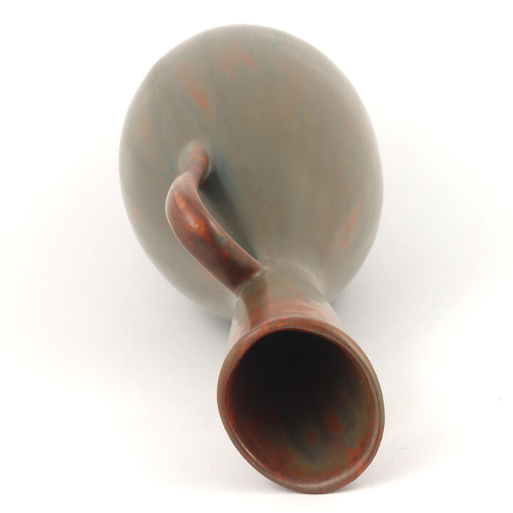 Carl-Harry Stålhane (SYE 1950s) Brown Vase with Swelling Base 32 cm (2)