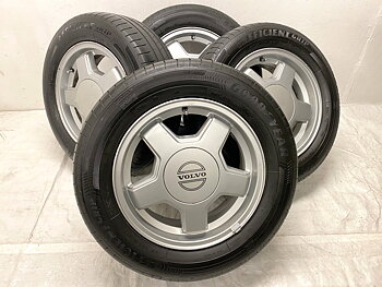 Kompletta Sommarhjul | 15" VOLVO 240 TURBO | 5x108 6x15 ET25 65.1 +  195/65 R15 91H Goodyear Efficient Grip Performance | 2 st V23-16 | 3.5|3.5mm + 2 st V31-17 | 4.5|4.5mm