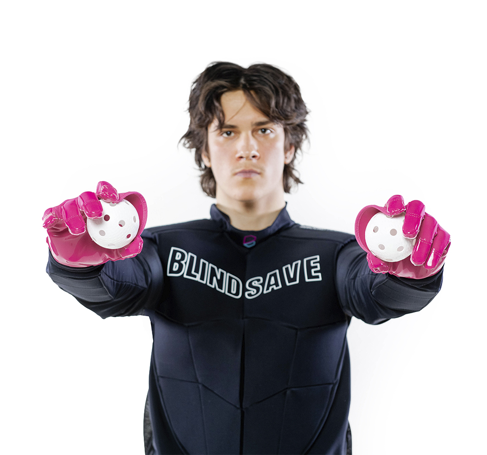 Blindsave Goalie Gloves Bat Grip pink - 6