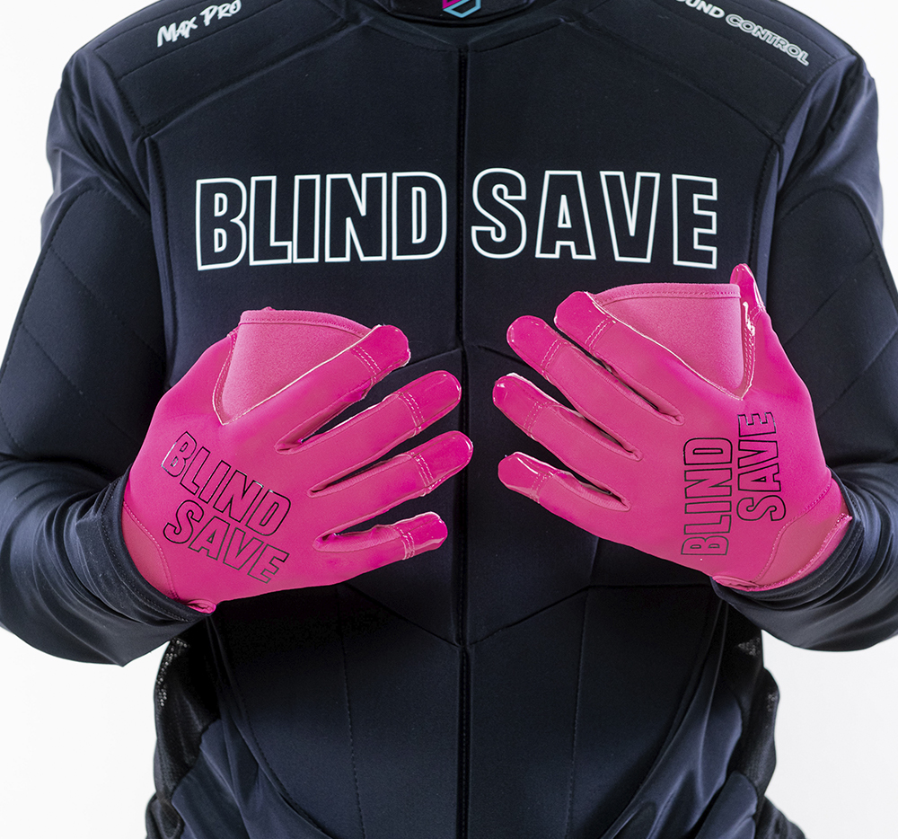 Blindsave Goalie Gloves Bat Grip pink - 7