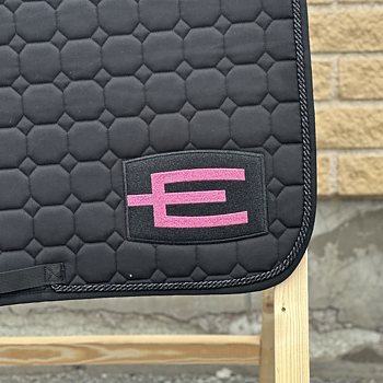 EQUILINE HOPPSCHABRAK MED E-LOGGA E74 BLACK-GL.PINK