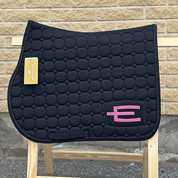 EQUILINE HOPPSCHABRAK MED E-LOGGA E74 BLACK-GL.PINK