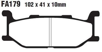 4BP-W0045-00 Bromspads Yamaha Original  (FA179) 5BN-W0045-00 - 2