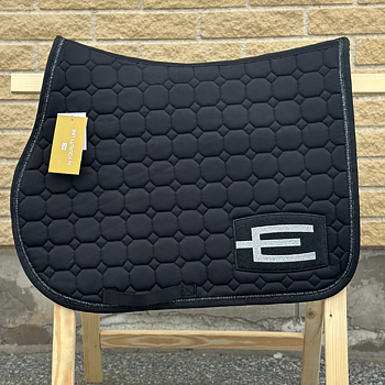 EQUILINE HOPPSCHABRAK MED E-LOGGA E252 BLACK-GL.BLACK FG06
