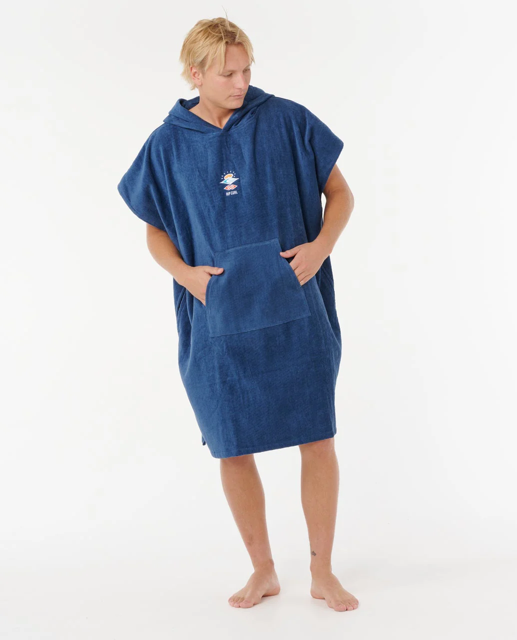 Rip Curl Logo Surfponcho Navy - 4