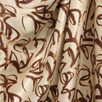 Silkesblandning artwork offwhite brun