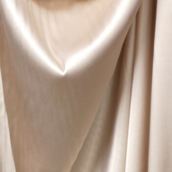 Bundle of 2 meters - Stretch Viscose Satin Light beige