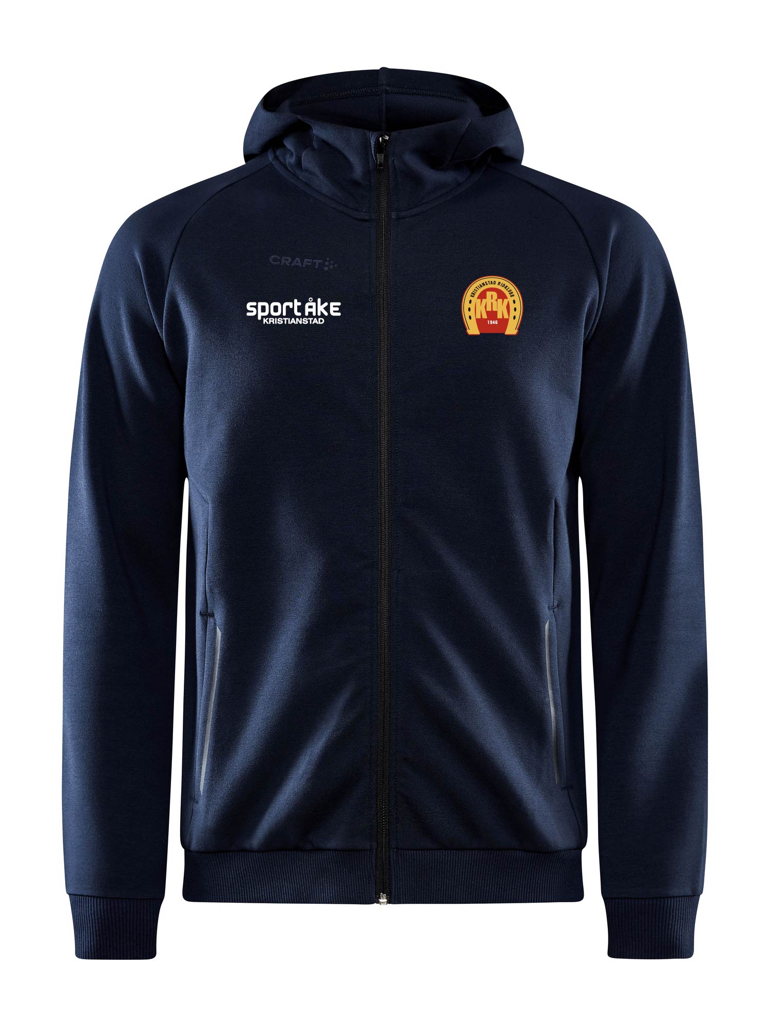 Craft Core Soul Full Zip Hood M (Kristianstad Ridklubb)