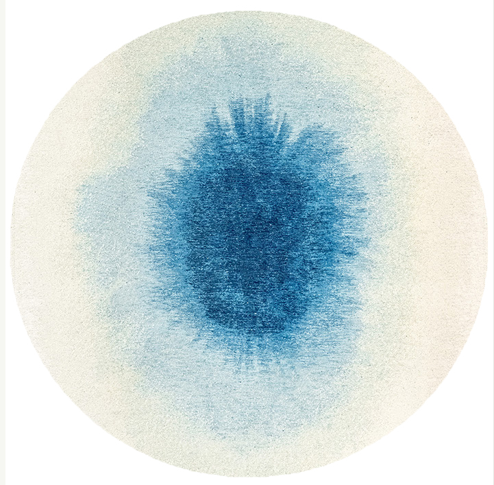 Drop Dream in Blue 240cm Rund