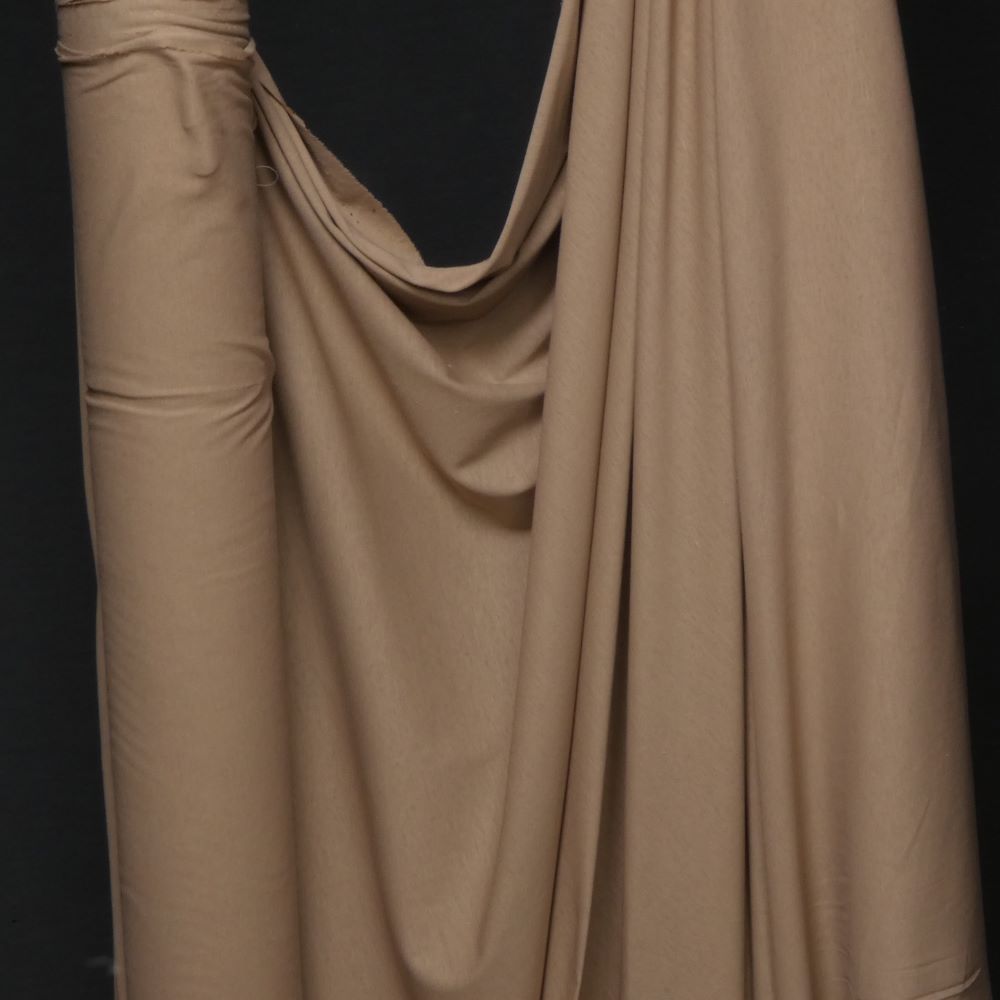 Single jersey bomull taupe beige