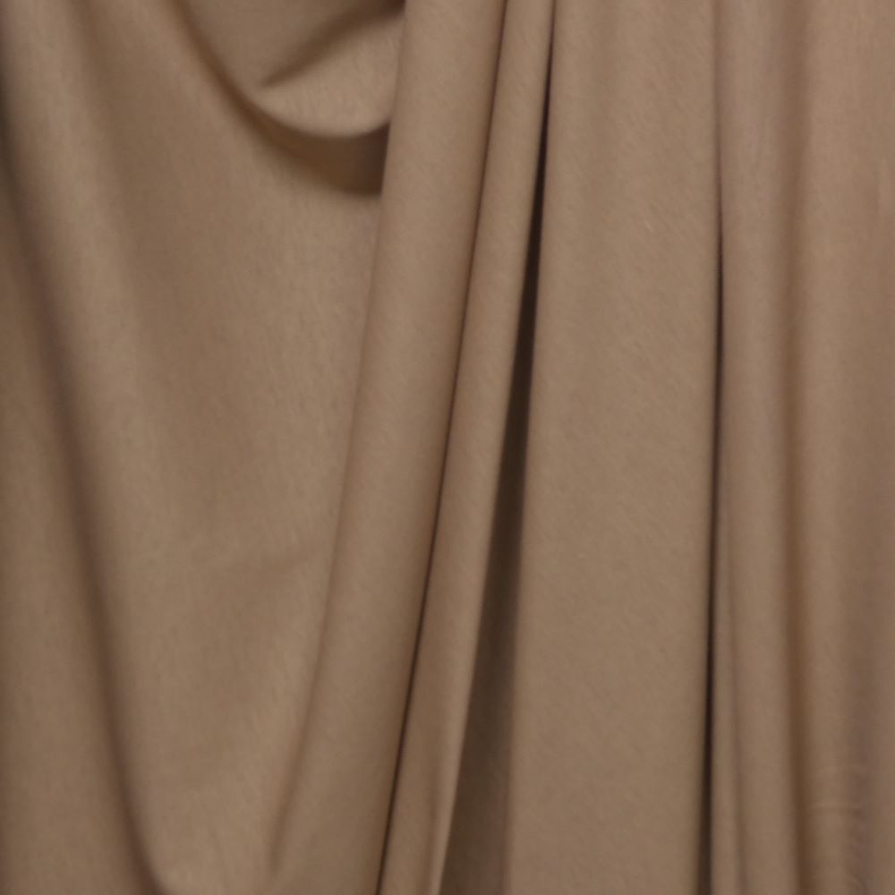 Single jersey bomull taupe beige - 2