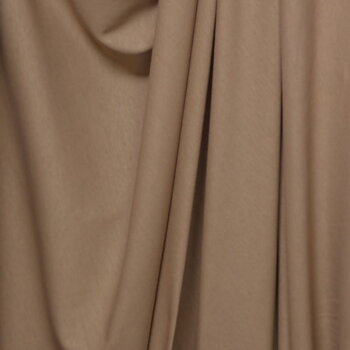 Single jersey bomull taupe beige
