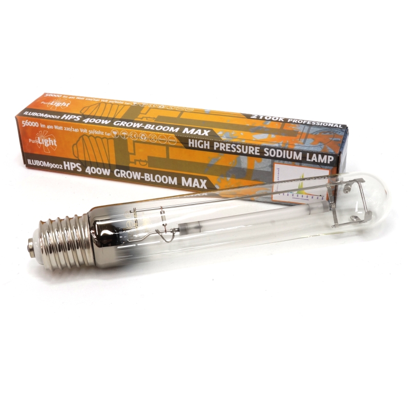 Pure Light HPS 400W Grow Bloom Max – växt & blom i en lampa