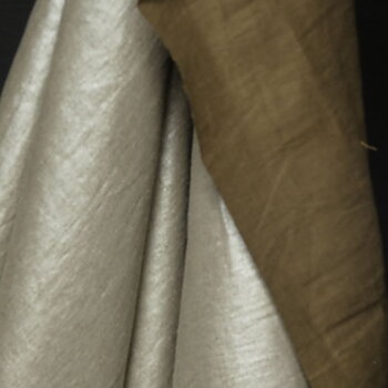 Linne metallic silver khaki