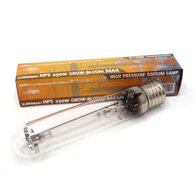Pure Light HPS 250W Grow Bloom Max – kompakt dualspektrum lampa