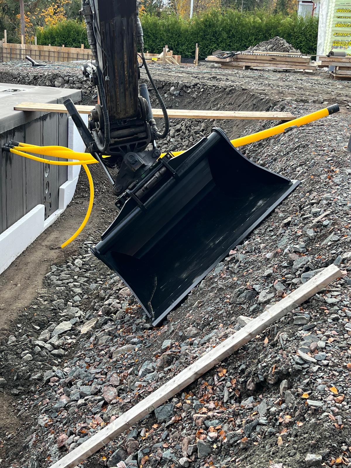 Planeringsskopa grävmaskin 1400 liter,  200 cm. S70, B20, B27 - 2