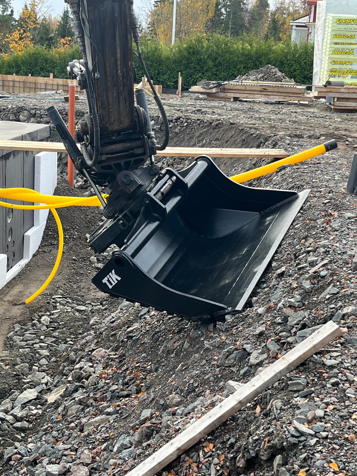 Planeringsskopa grävmaskin 1400 liter,  200 cm. S70, B20, B27 - 3