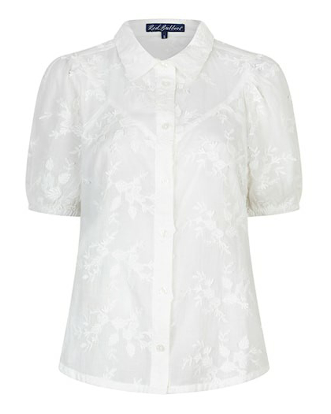Blus Viktoria med brodyr offwhite - 2