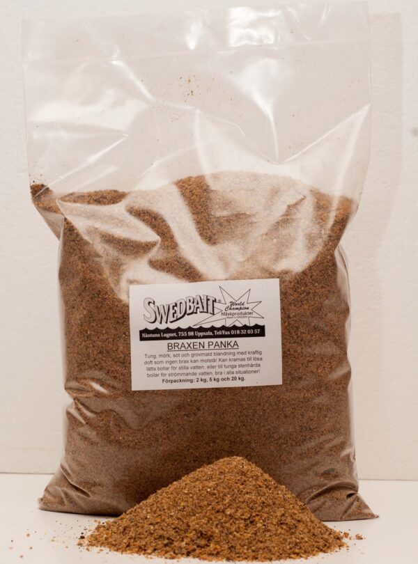 Swedbait mäsk. Groundbait för brax. Braxen Panka 2kg