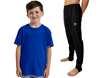 PAKET Pojk T-shirt FROST och bygelbyxor