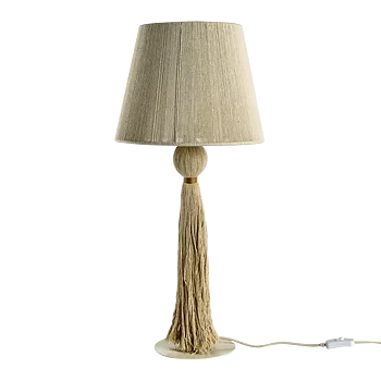 Milla handgjord bordslampa 70 cm Natur/Brun