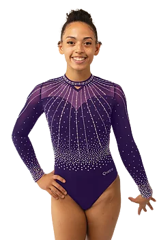 Gymnastikdräkt Vantage Purple