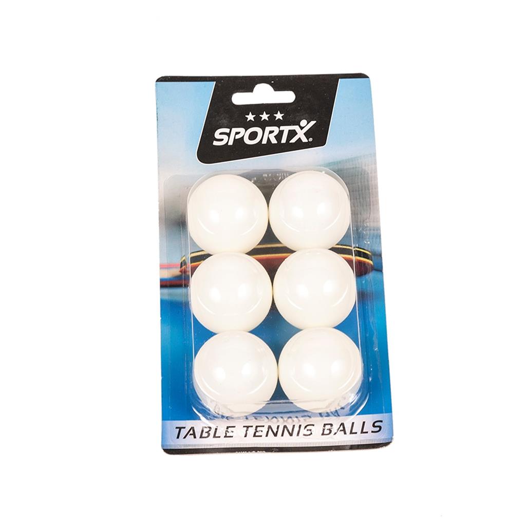 SportX Ping Pong balls 6pcs