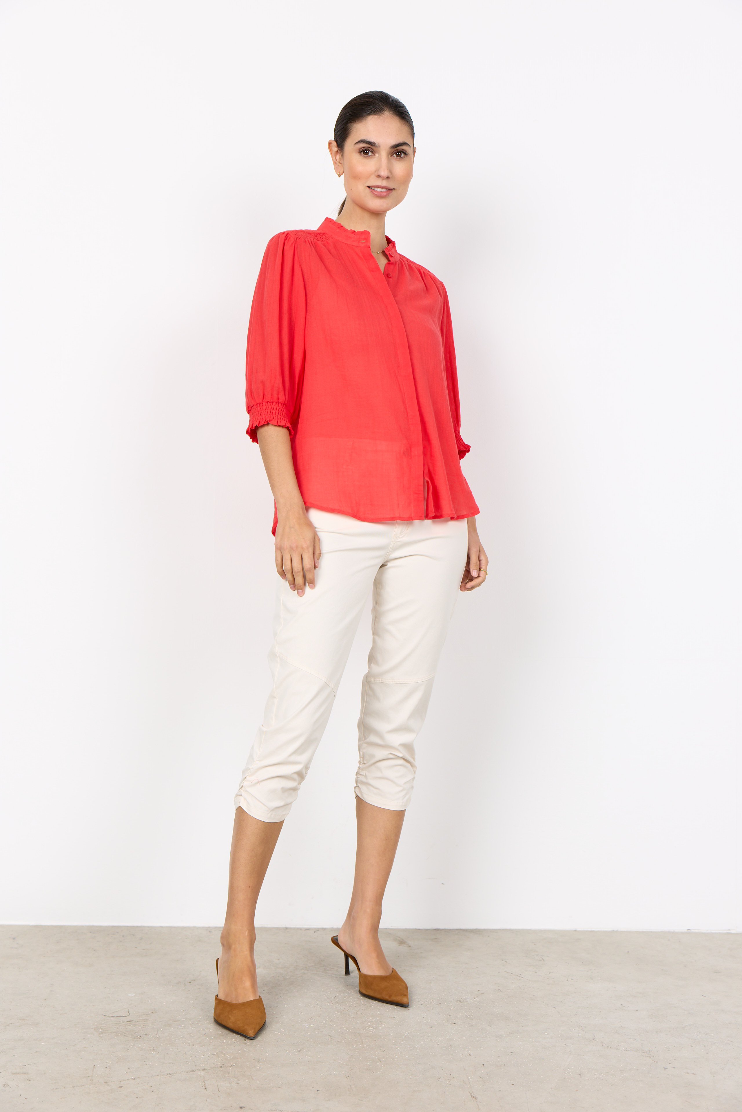 Soya Concept Fabiana 3 Shirt Red - 4