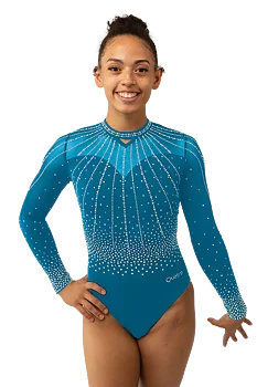 Gymnastikdräkt Vantage Ocean Blue