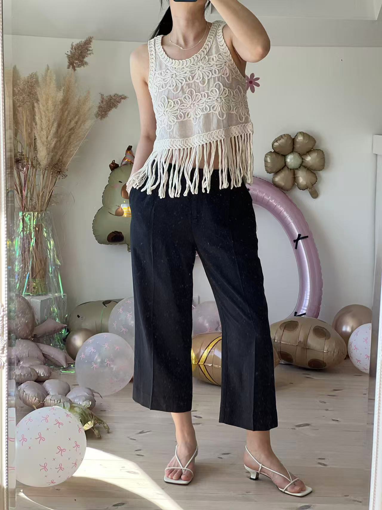 YAS Bera Crochet Top Fest - 3