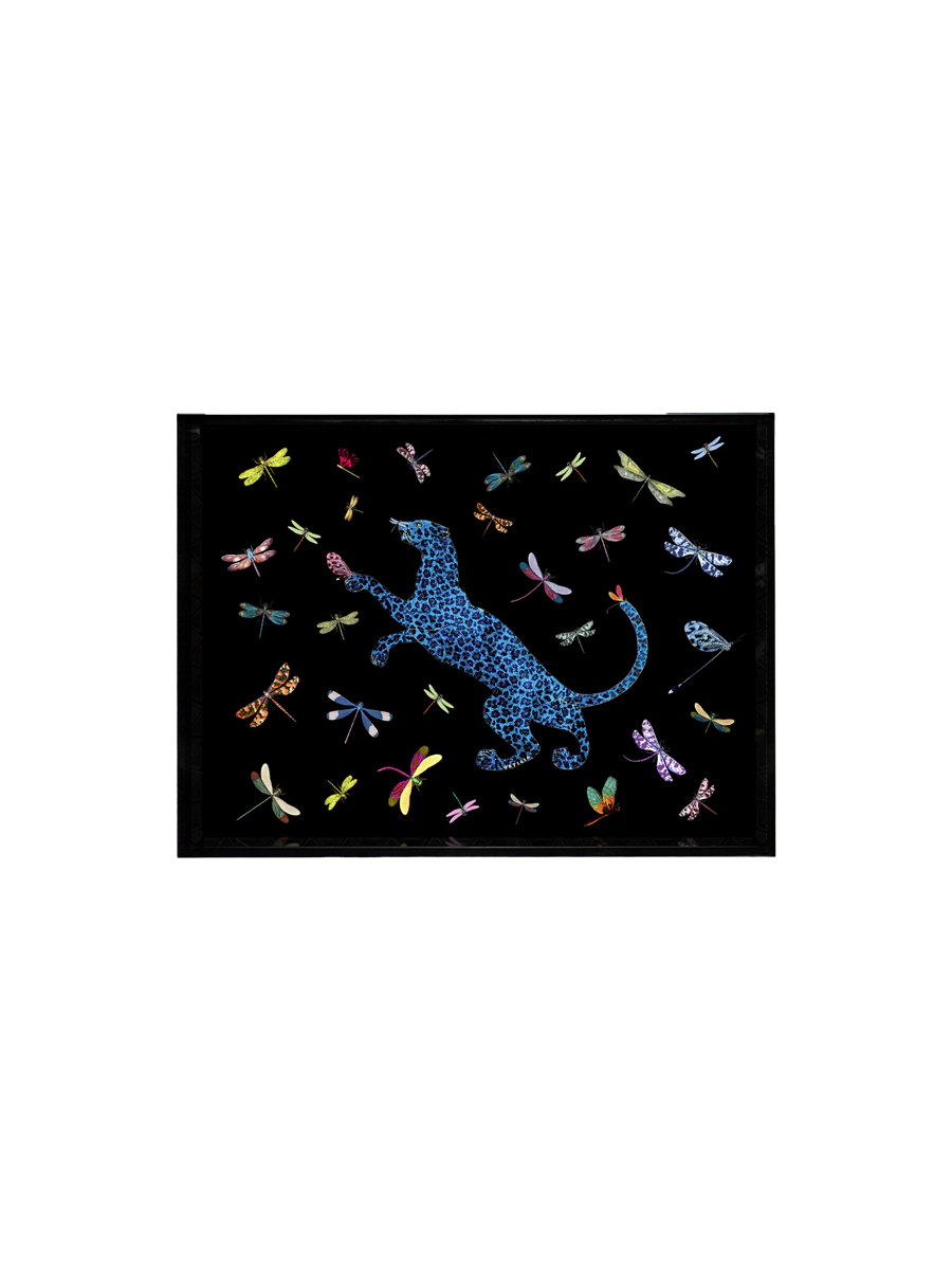 ORTIGIA Bricka Dragonfly 18x14cm