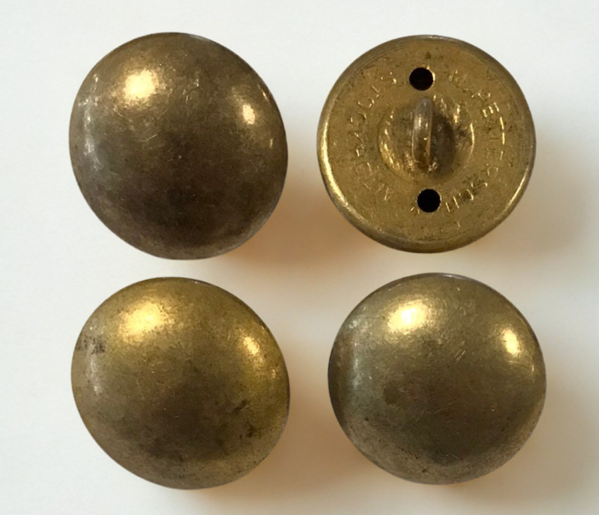 Vintage Militär Mässningsknappar 20, 22, 23,24