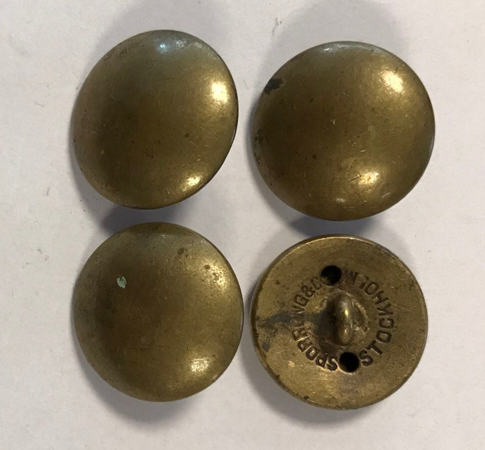 Vintage Militär Mässningsknappar 20, 22, 23,24 - 9