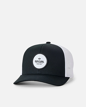 Rip Curl Routine Curve Trucker Keps Black/White