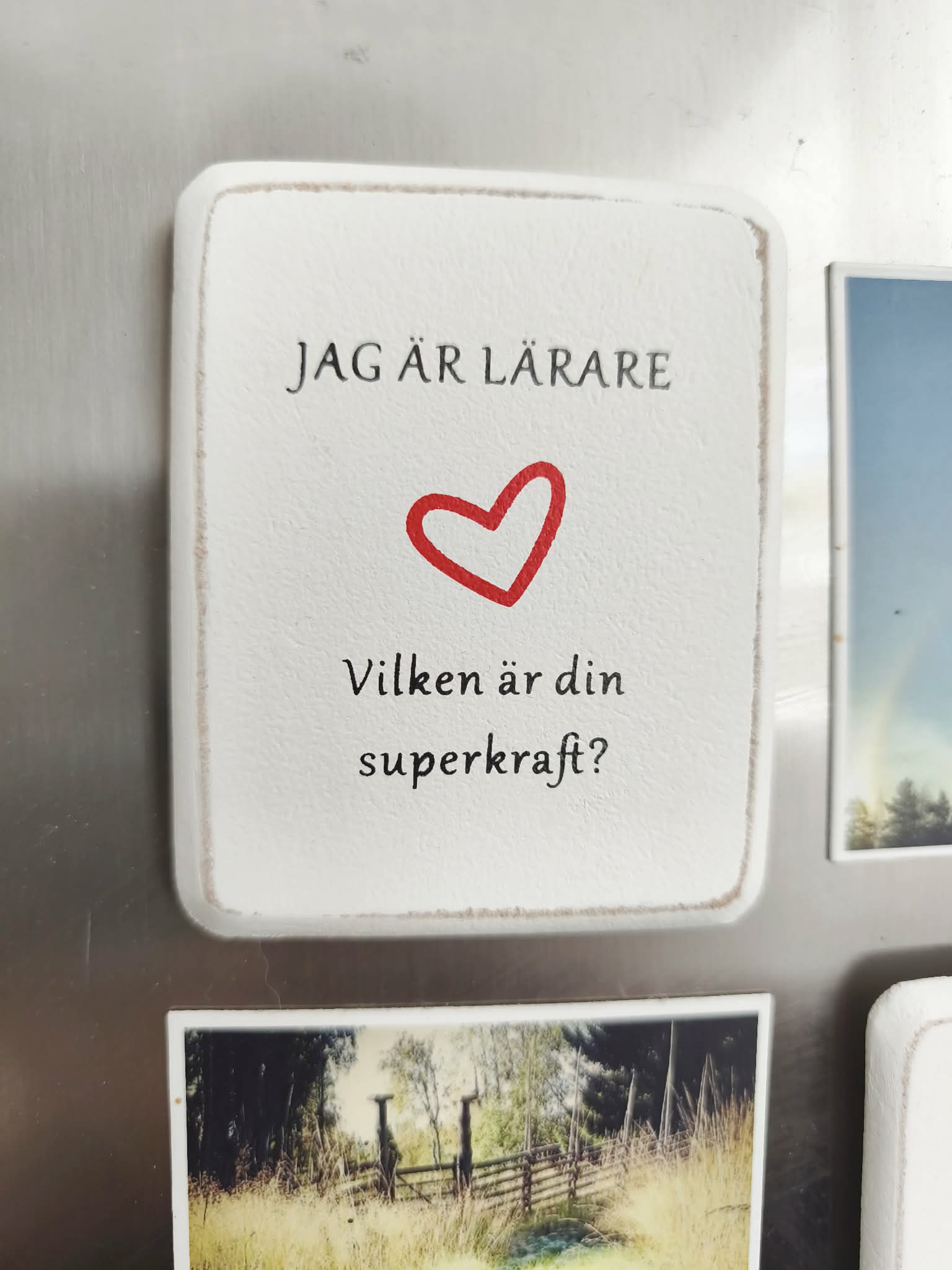 Kylskåpsmagnet Lärare