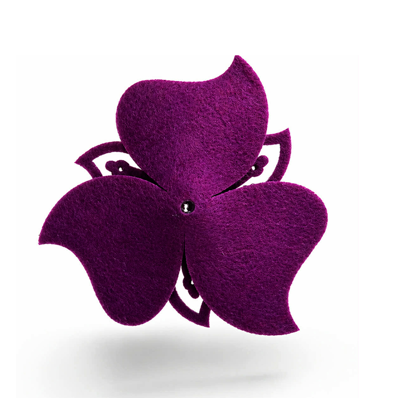 STRASSBLOMMA | HIBISKUS - djuplila/vinröd - 2
