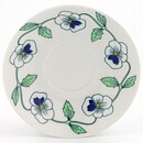 Sylvia Leuchovius (Sylvia 1976) Coffee Cup Saucer with Viola Decor 14 cm  [Sample Images]  [Free Shipping]