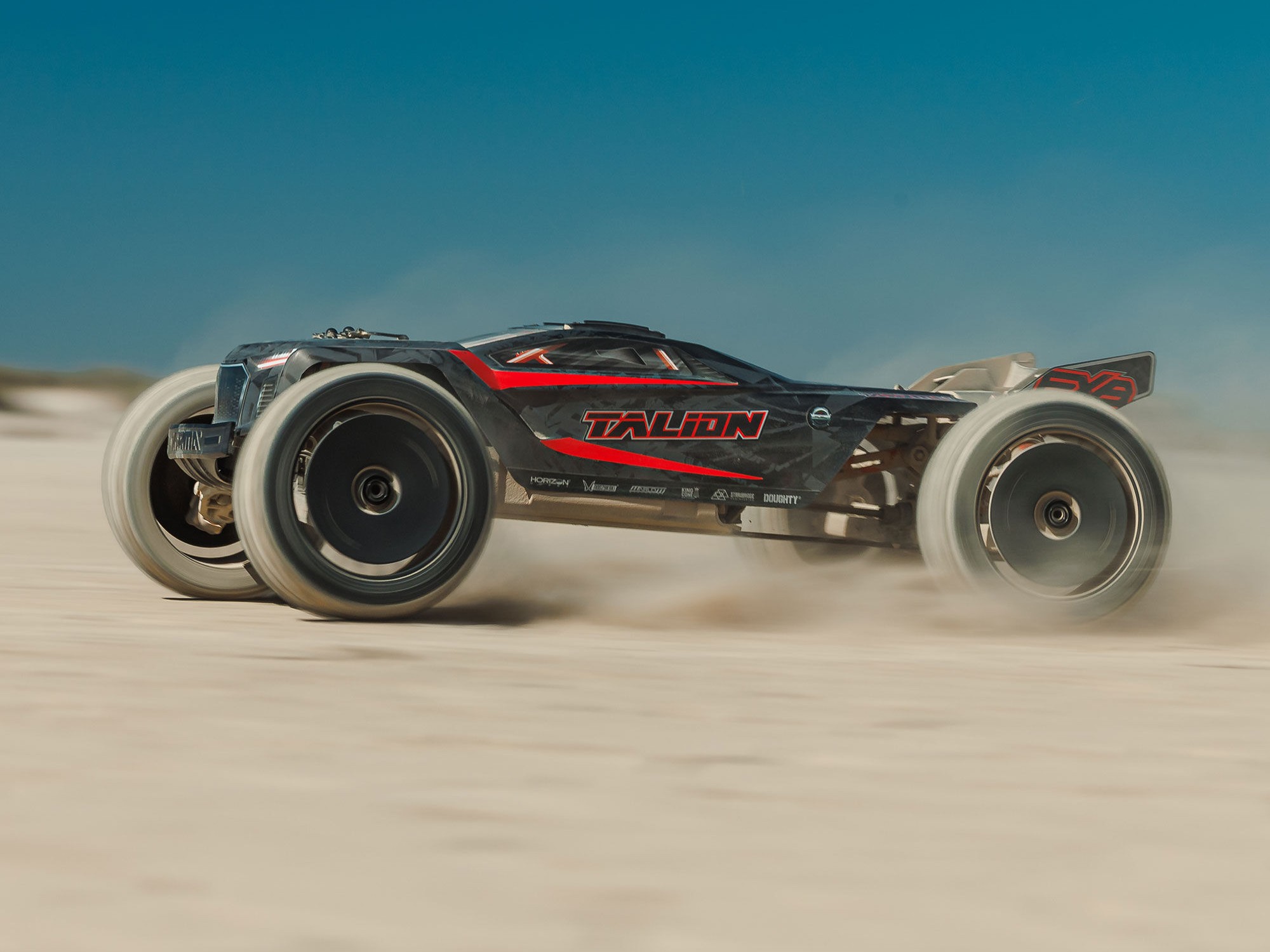Arrma 1/7 TALION 6S EXB 4X4 RTR Brushless Speed Truck, Black - 28