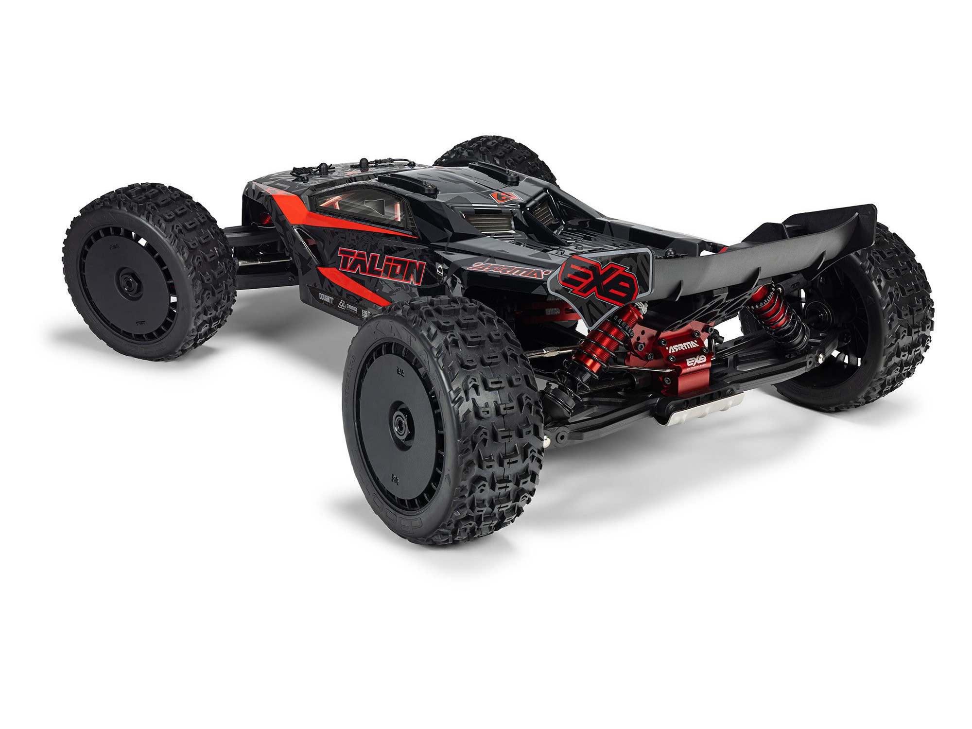 Arrma 1/7 TALION 6S EXB 4X4 RTR Brushless Speed Truck, Black - 4