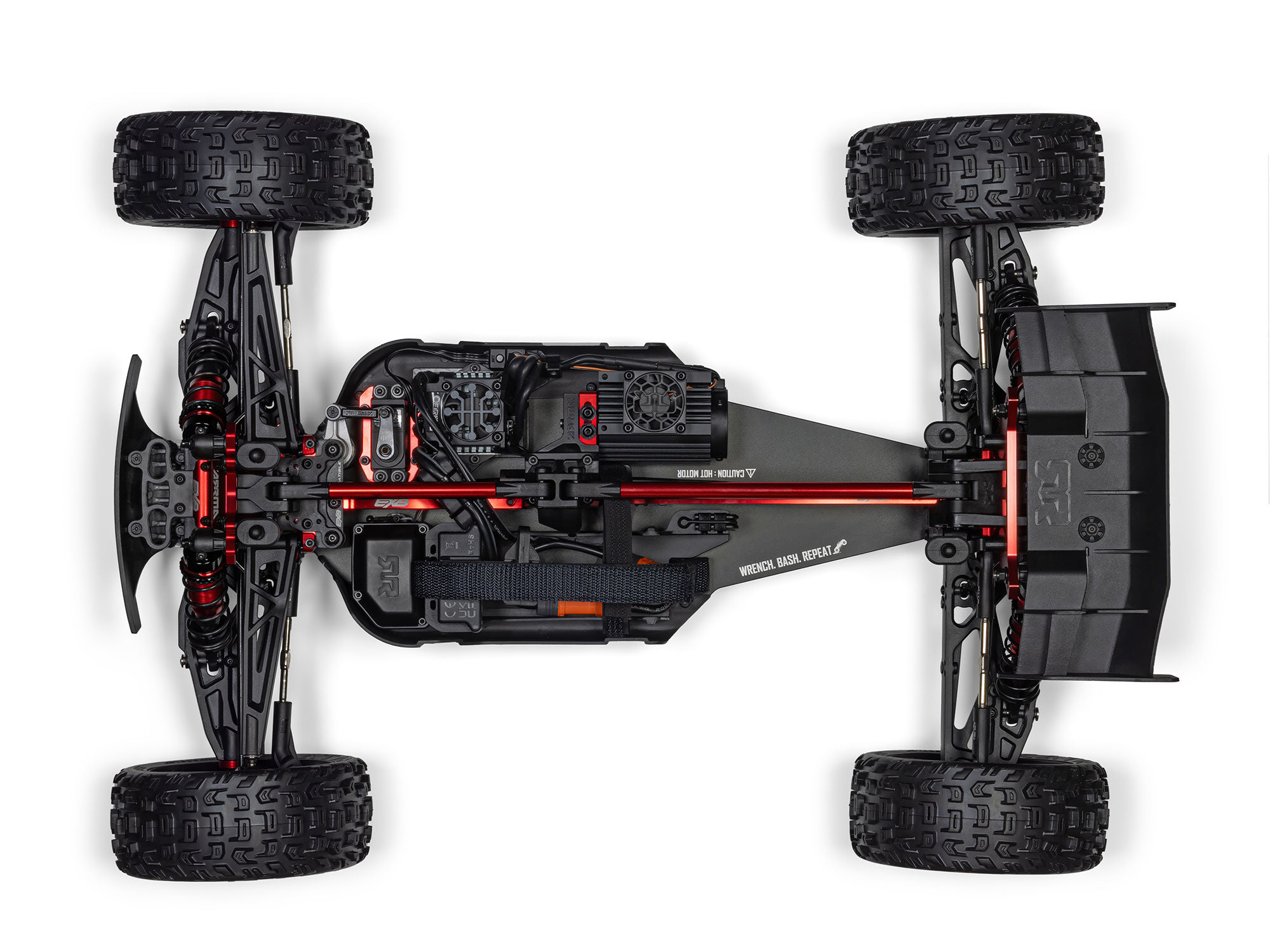 Arrma 1/7 TALION 6S EXB 4X4 RTR Brushless Speed Truck, Black - 10