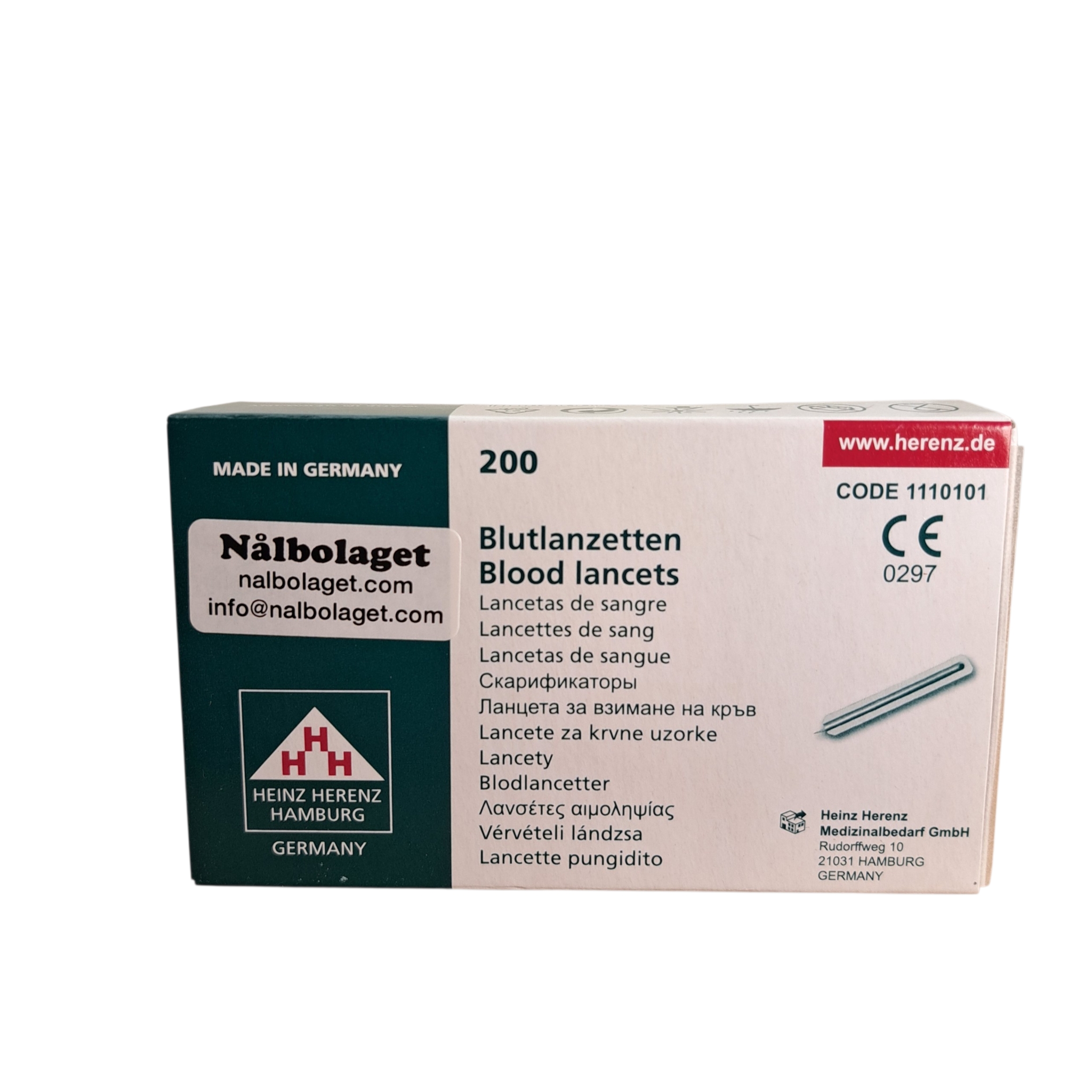 Blodlansetter,  Blood Lancets, 200 st