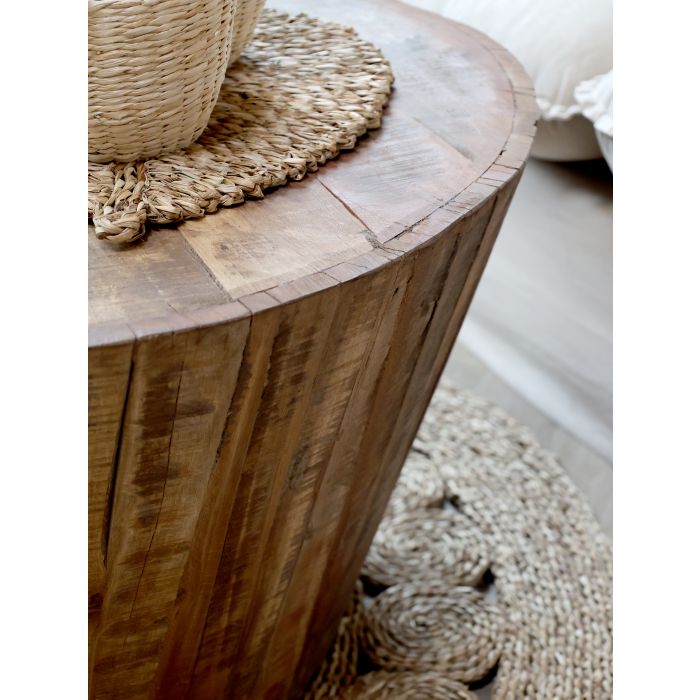 Grimaud runt soffbord i återvunnet trä – Chic Antique - 4