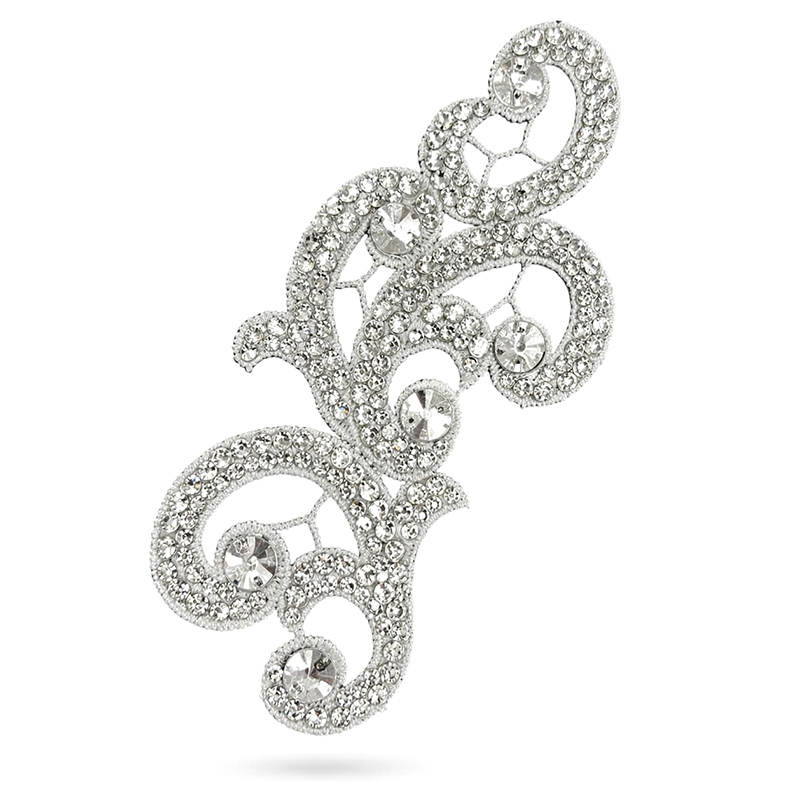 SPETSORNAMENT STRASSAT -vit/crystal 