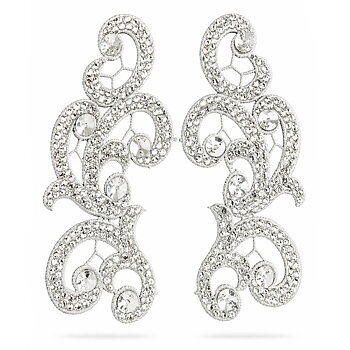 SPETSORNAMENT STRASSAT -vit/crystal 