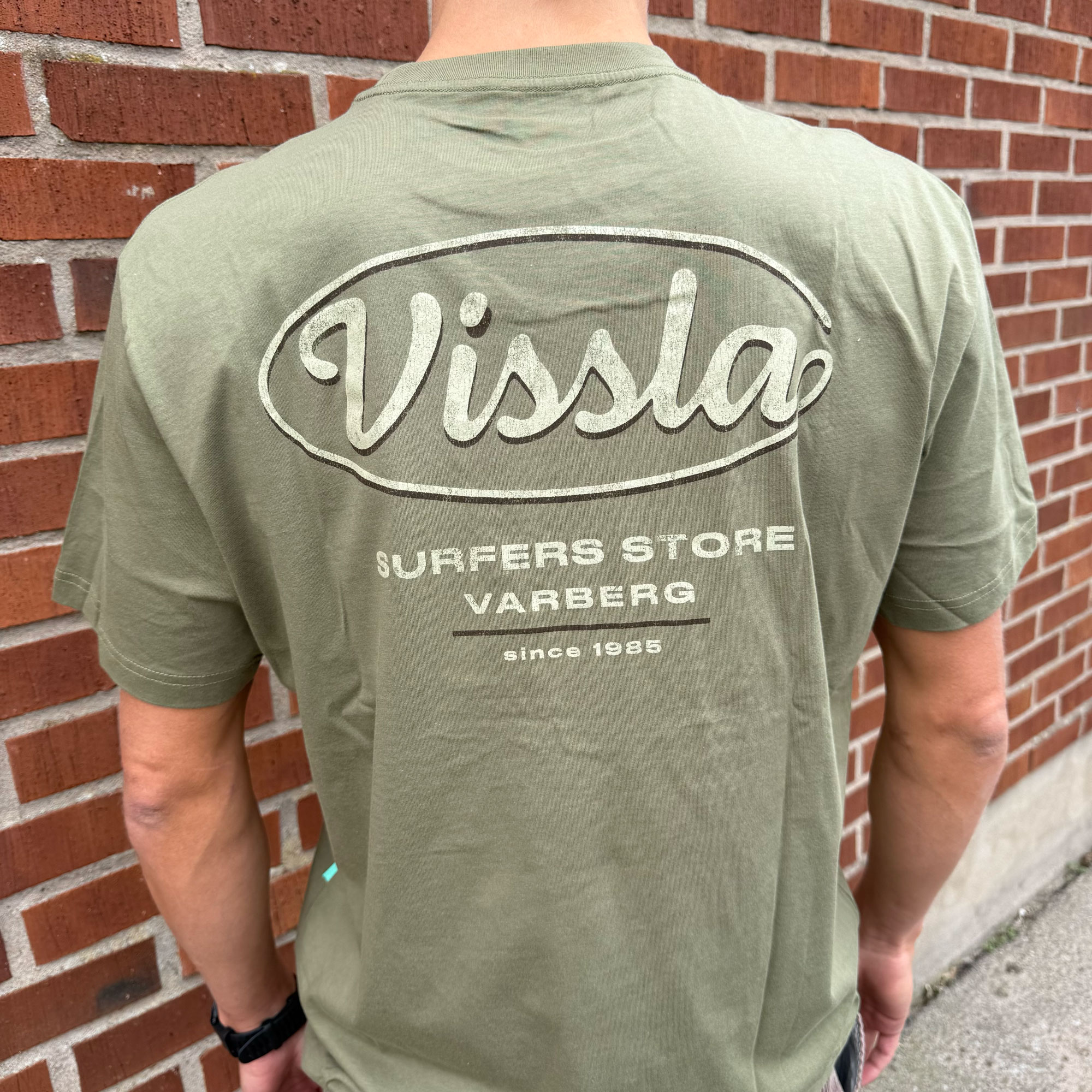Whistle t-shirt Surfers store green - 2