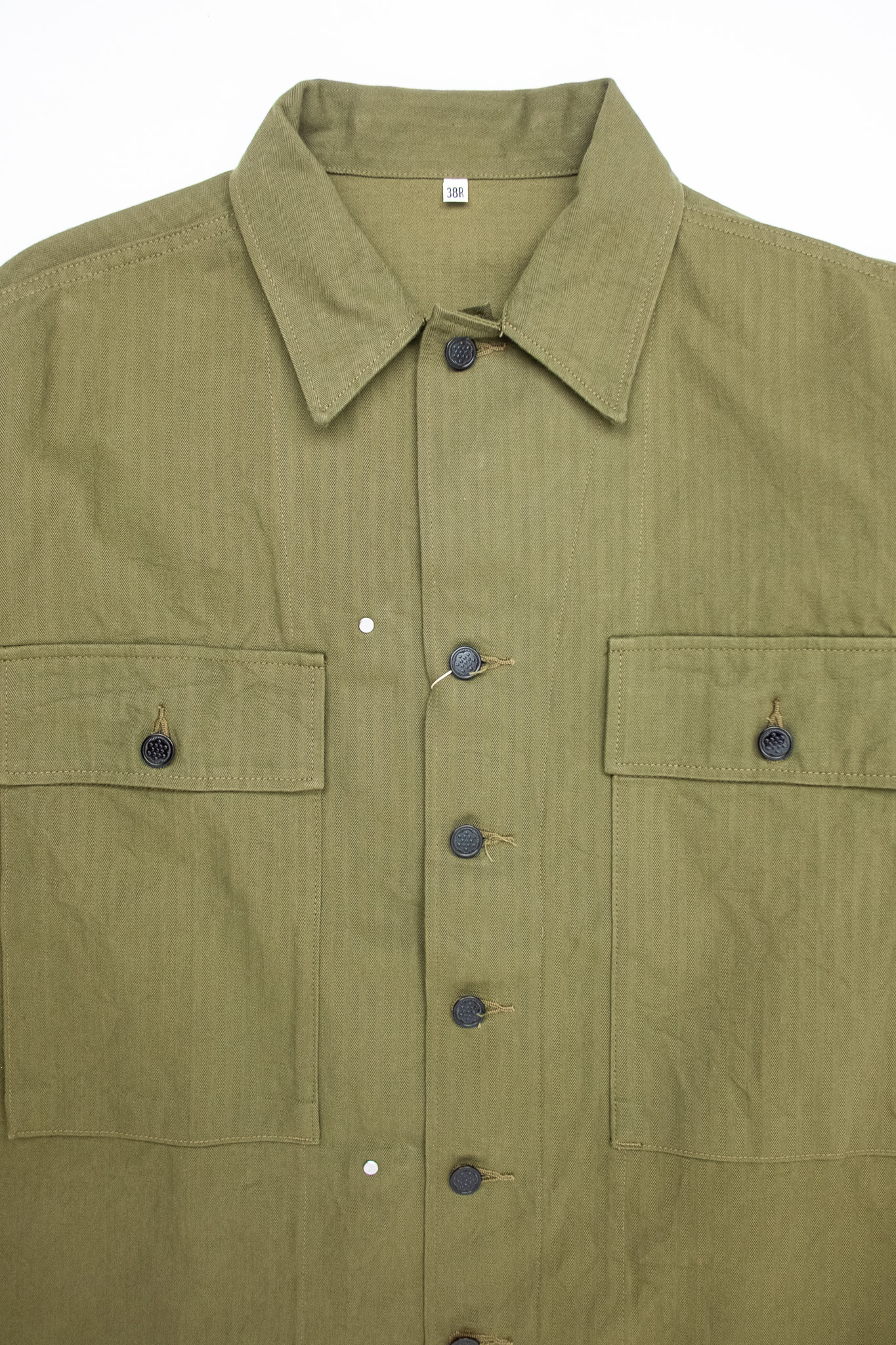 Buzz Rickson’s - BR15887 Herringbone Twill Jacket Special Olive Drab - 4